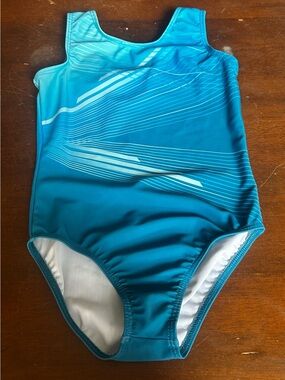Girls destira teal medium leotard